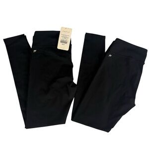 Fabletics Powerhold Black Long Active Leggings - new & like new Large